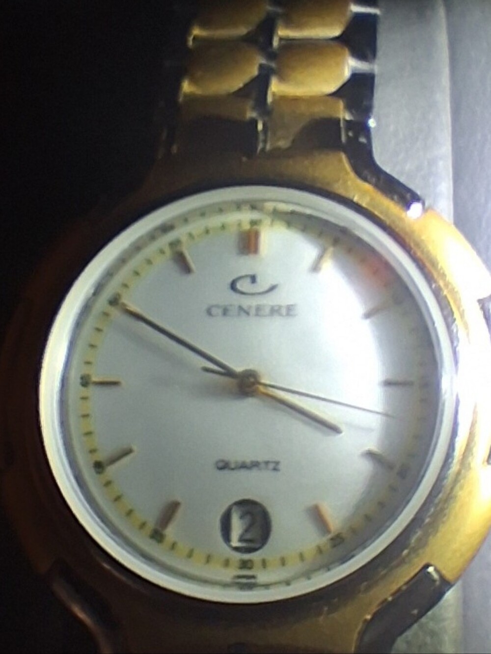 Vintage Cenere Gold Men's Quartz Watch - Gold Dial (New)